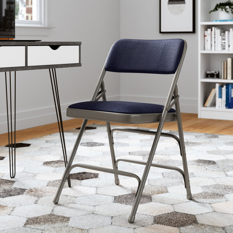 Inbox Zero Oliverson Fabric Padded Banquet Folding Chair & Reviews